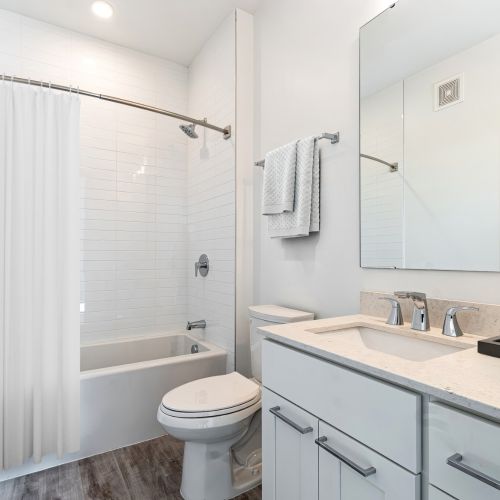 Boutique style meets everyday function in this serene space.