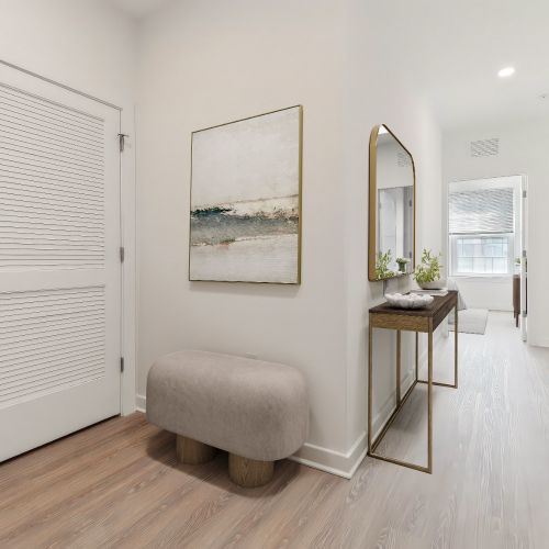 Foyer's crafted with intention and style.