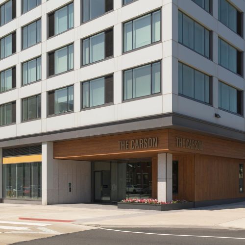 The Carson exterior building