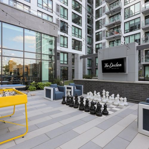 Outdoor chess and games