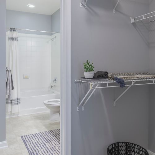 Photo of walk in closet