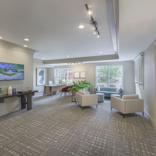 Photo of leasing office