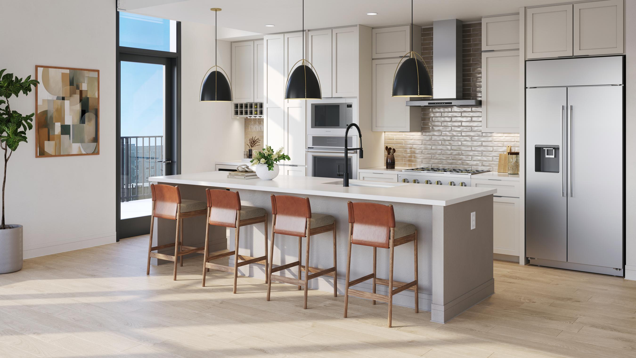 Oro Ballantyne Penthouse Kitchen