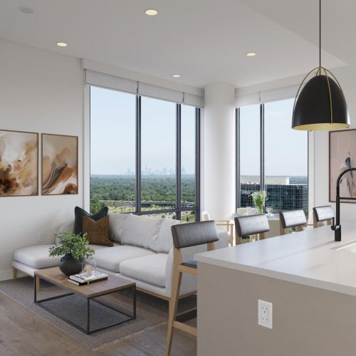 Oro Ballantyne Penthouse Living Room