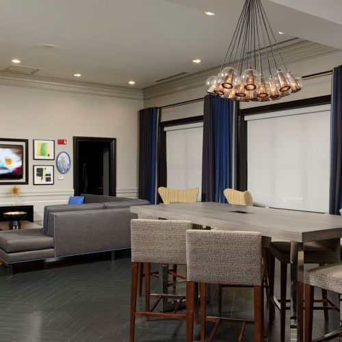 Gather with neighbors or host friends in a stylish resident lounge.