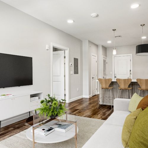 Living Room & Kitchen View