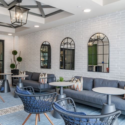 Photo of outdoor lounge