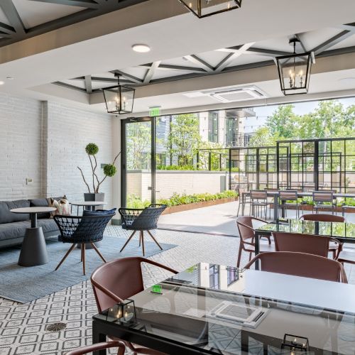 Photo of outdoor lounge