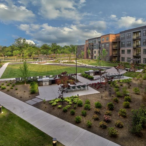 Atlee Square courtyard