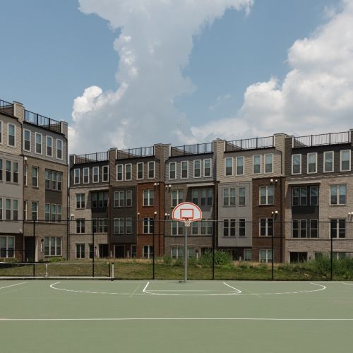 Photo of basketball court