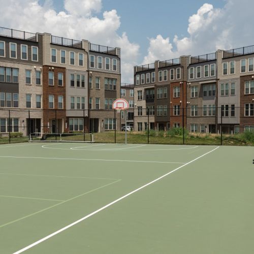 Photo of basketball court