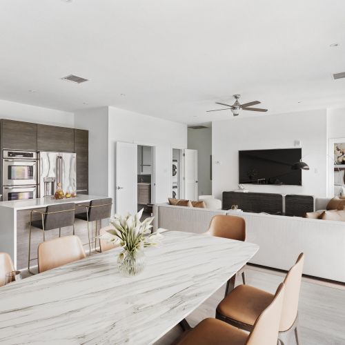 Penthouse Kitchen Dining Room