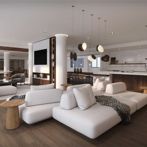 Clubroom for lounging or socializing 