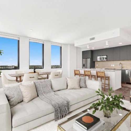 Living rooms with style and comfort in Florida