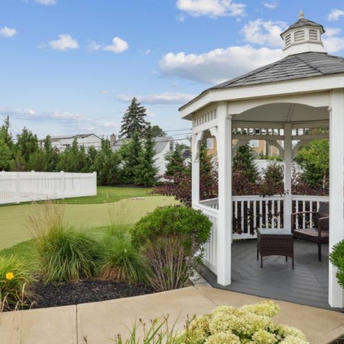 Elegant outdoor gazebo