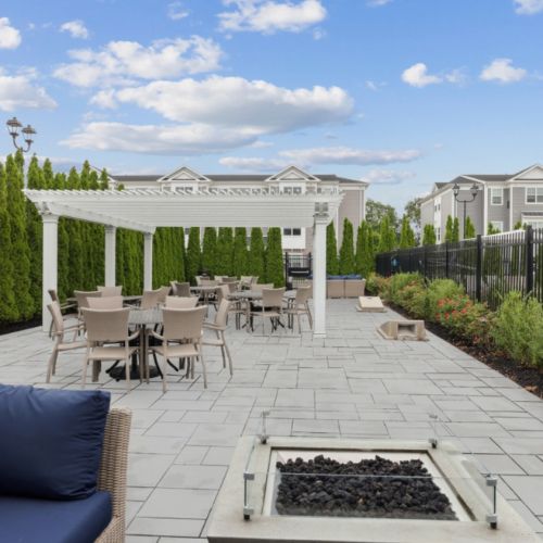 Firepit seating area