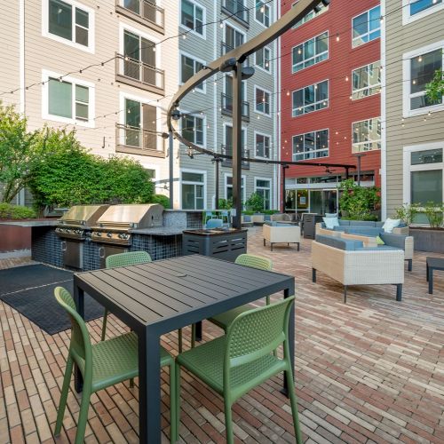 Photo of outdoor lounge