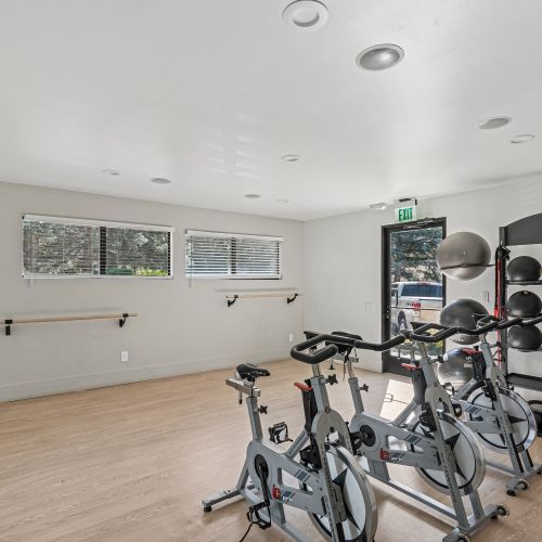 Fitness Center Bikes