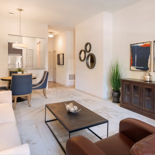 Open layouts that make gathering with friends and family easy.