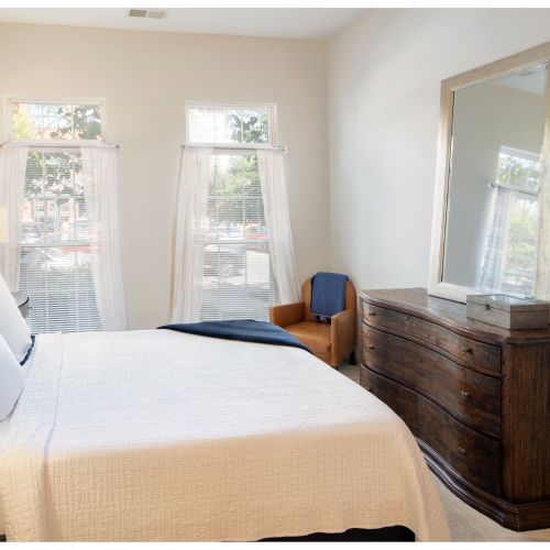 Bedrooms designed for comfort and relaxation.