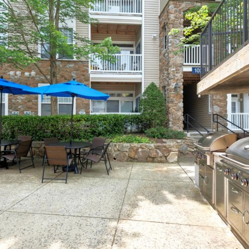 Photo of grilling area