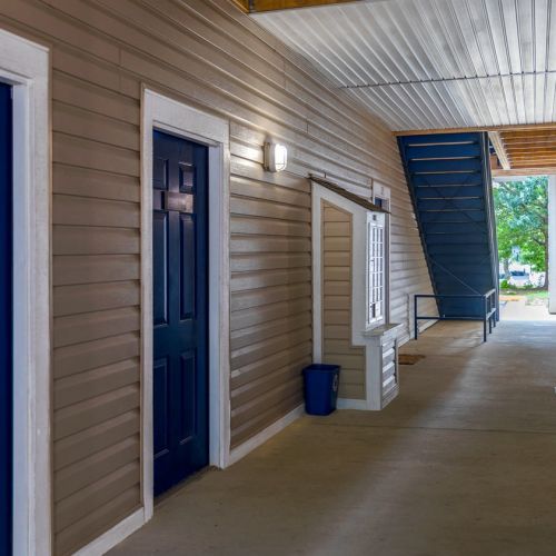 Photo of  apartment hallway