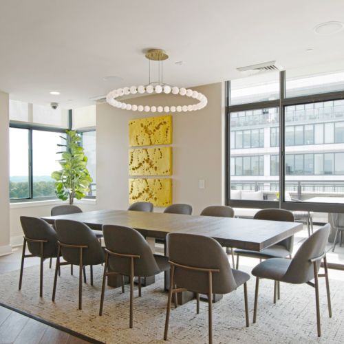 Photo of lobby seating 