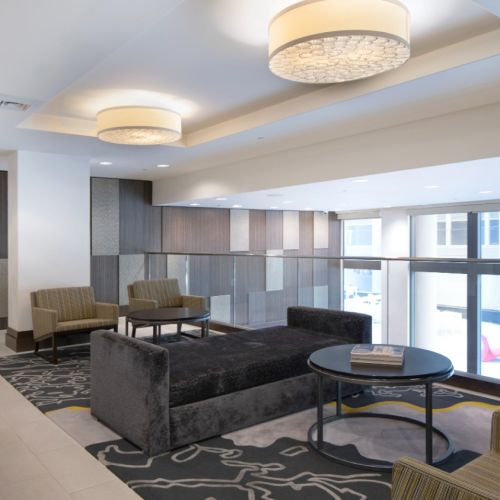 photo of upstairs lounging