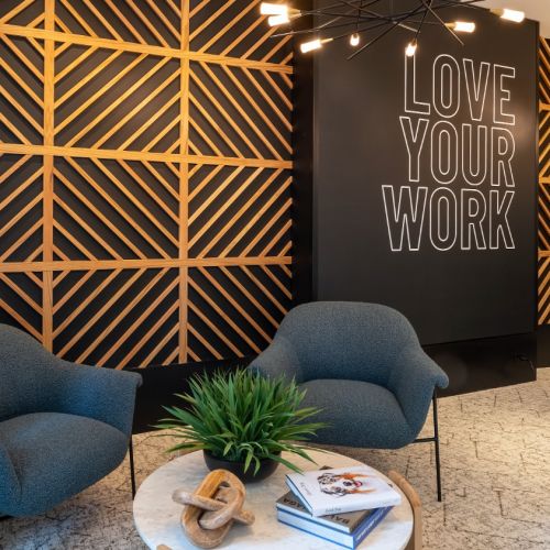 Photo of lobby seating