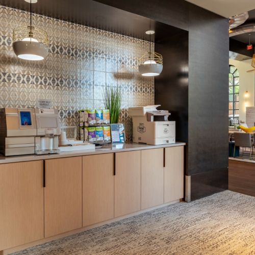 Photo of desk with office supplies