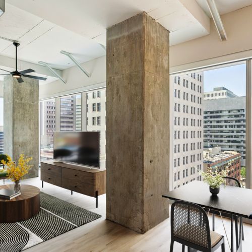 photo of living and dining area