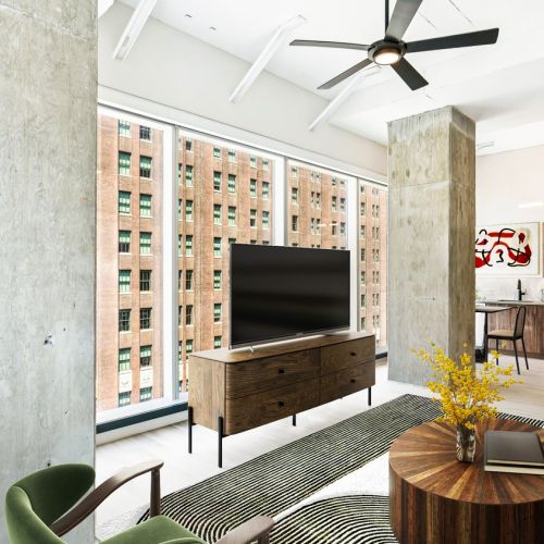 photo of living and dining area