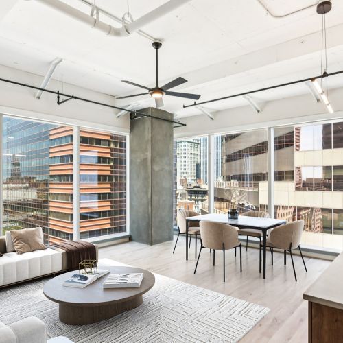 photo of living and dining area