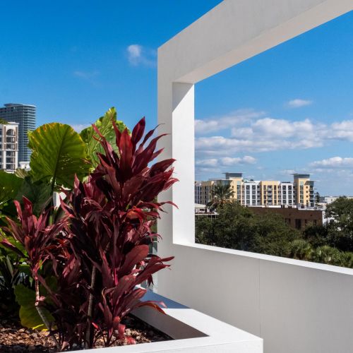 Sky Lounge That Offers Sweeping City & Water Views