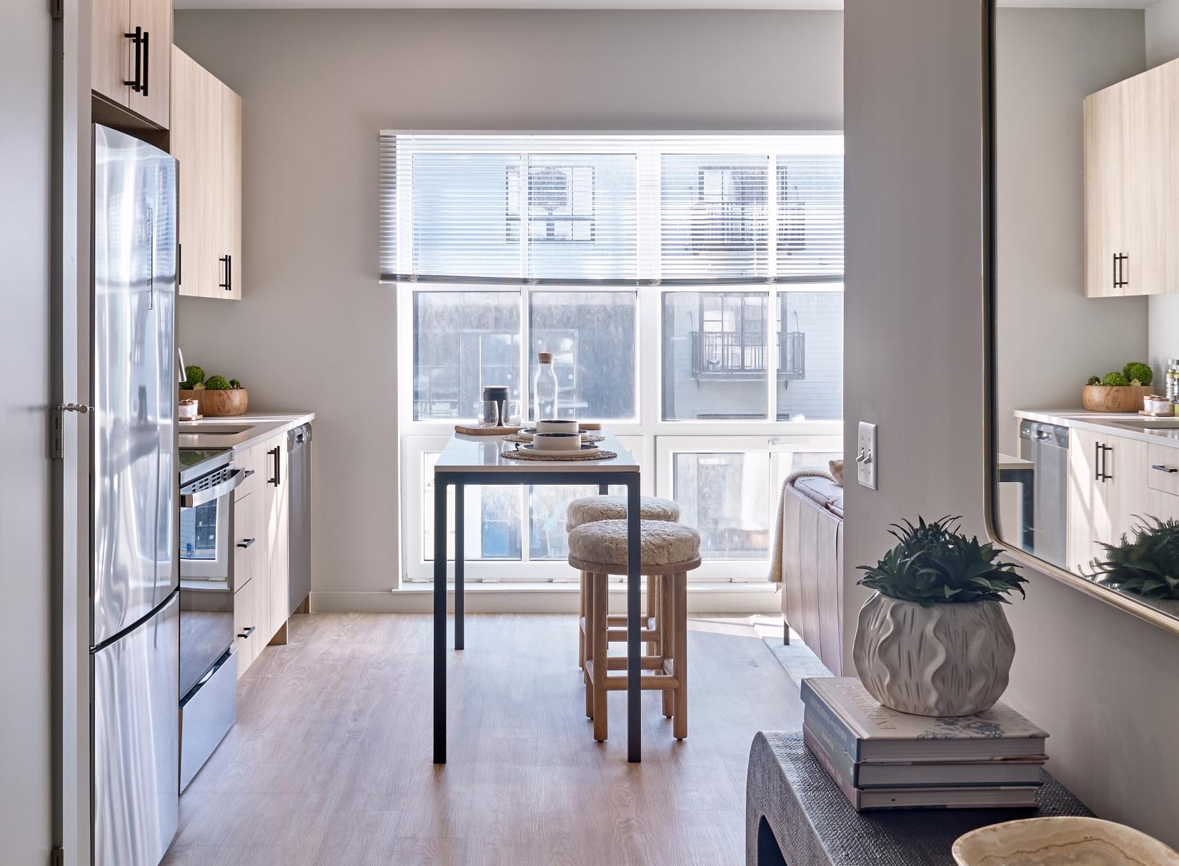 Kitchen with Stainless Steel Appliances