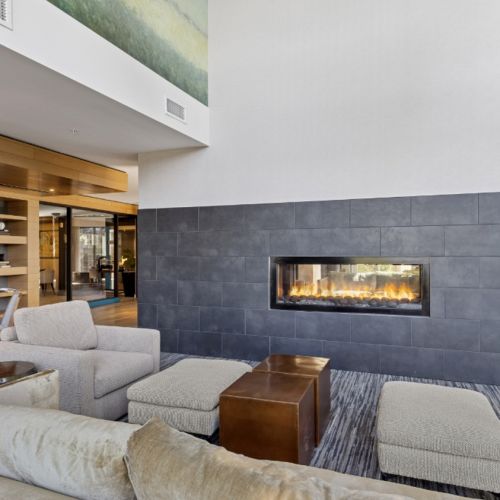 Coworking lounge work room at Eleanor in Seattle