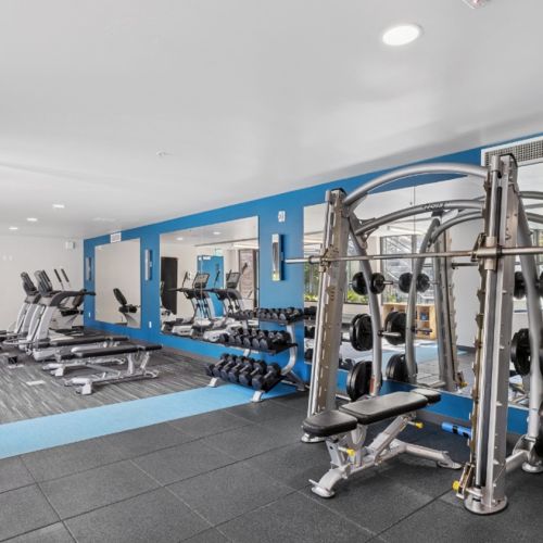 State-of-the-art workout facility at Eleanor Seattle