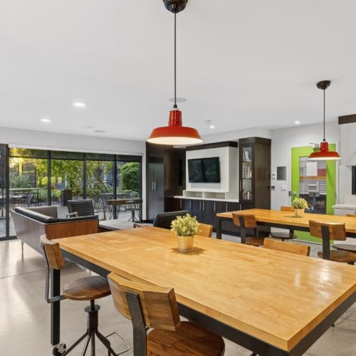 Smith & Burns community lounge space in Wallingford Seattle