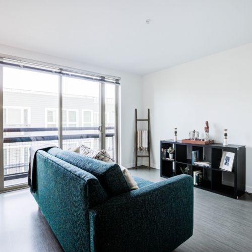 Smith & Burns Seattle apartments with stylish living area