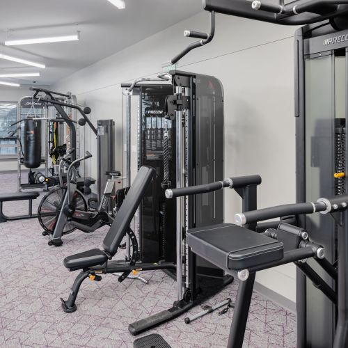 Build balance and strength in a sleek, motivating setting.