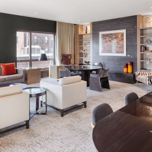 Cozy corners and curated design for moments of calm above the city.