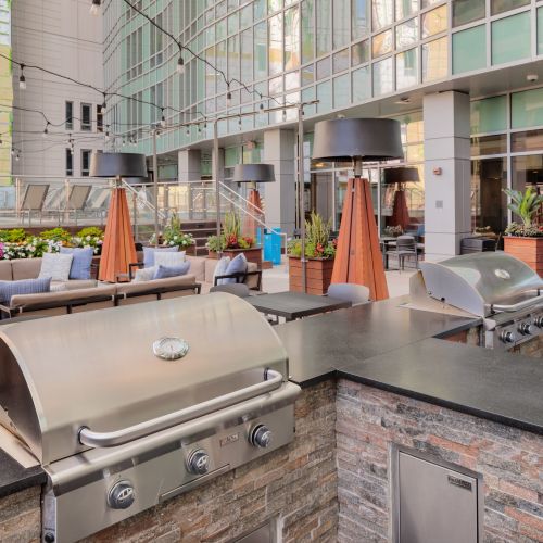 Lounge, unwind, and take in the view with friends under the open sky.