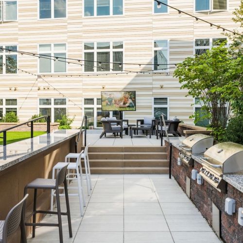 Pool Patio Grilling Station