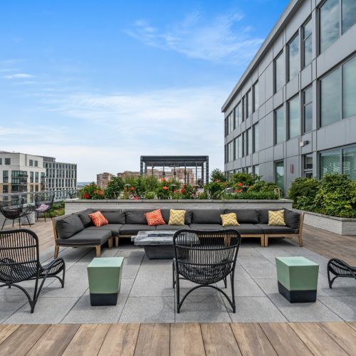 photo of rooftop patio