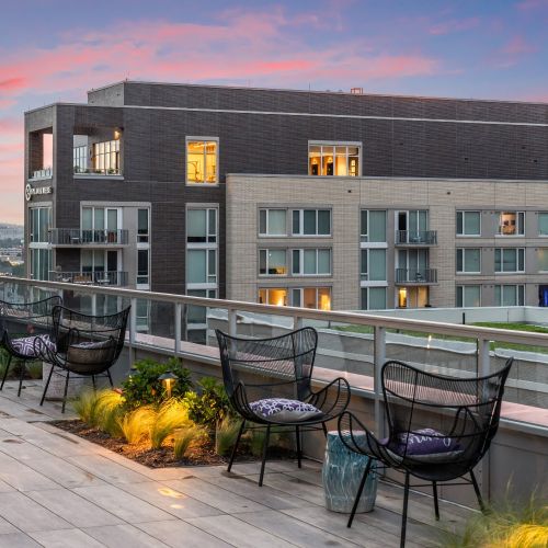 photo of rooftop patio