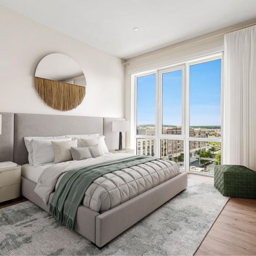 Oversized windows for abundant natural light