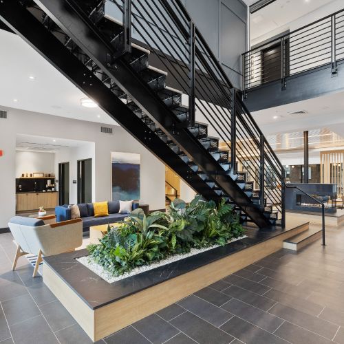 Modern sophistication meets cozy elegance