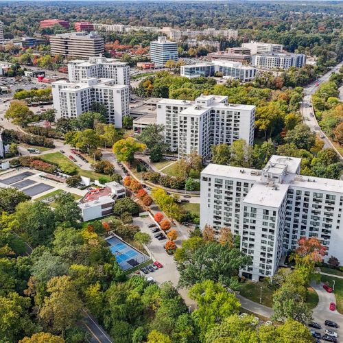 Presidential City and Schuylkill River
