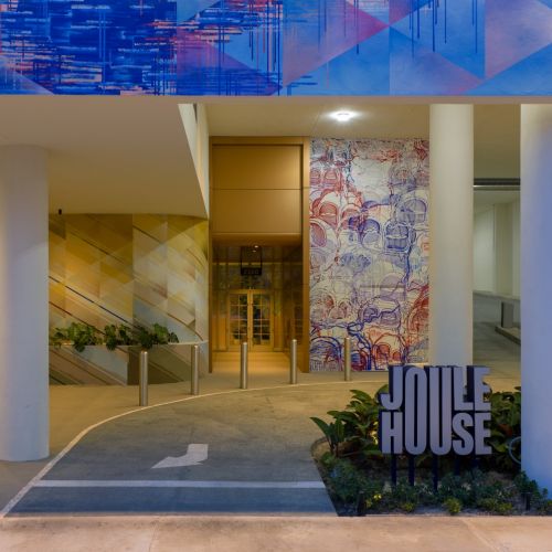 Valet parking entrance