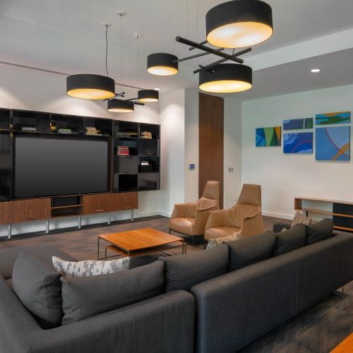 Clubroom TV lounge